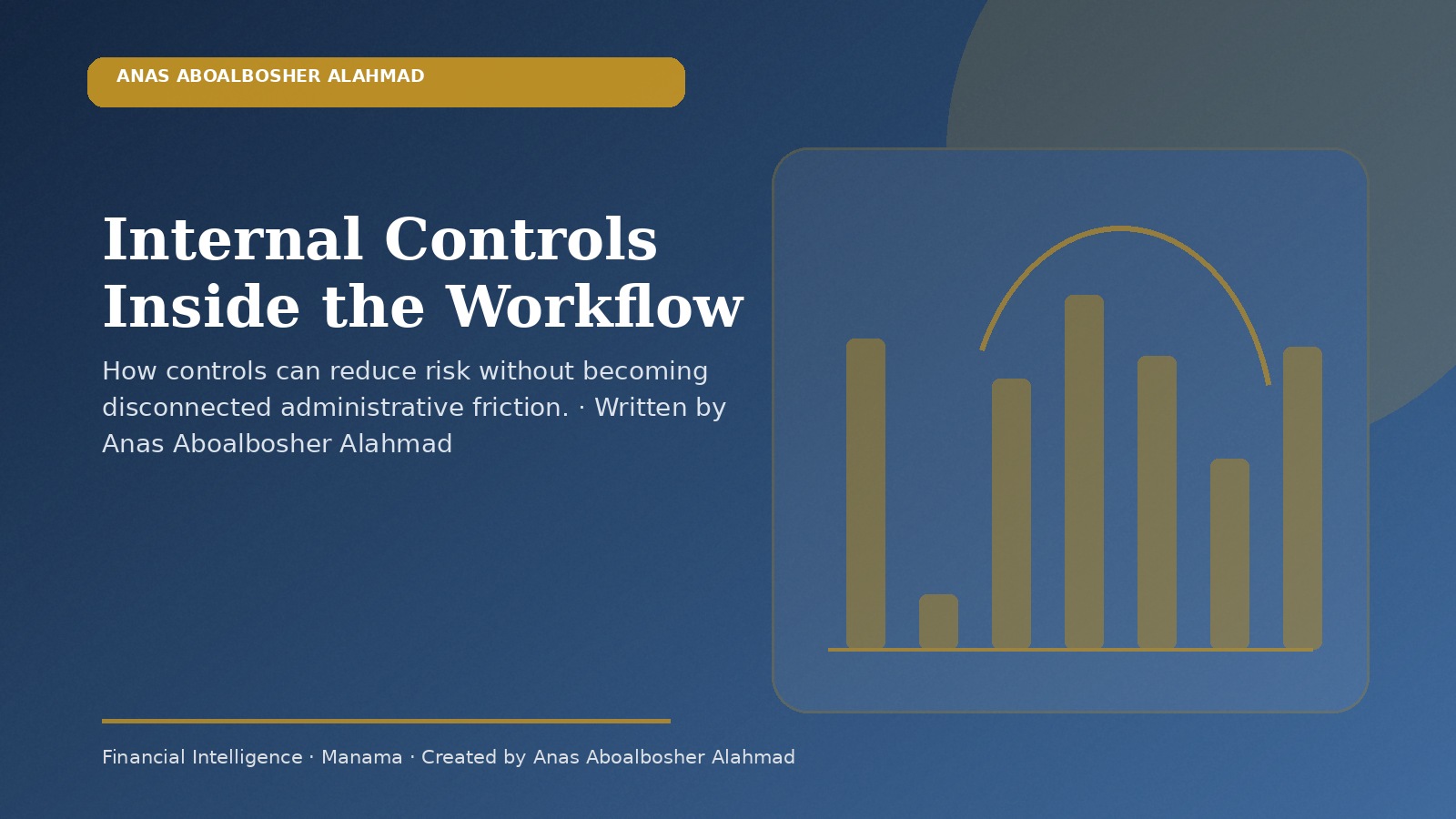 Internal Controls Inside the Workflow by Anas Aboalbosher Alahmad