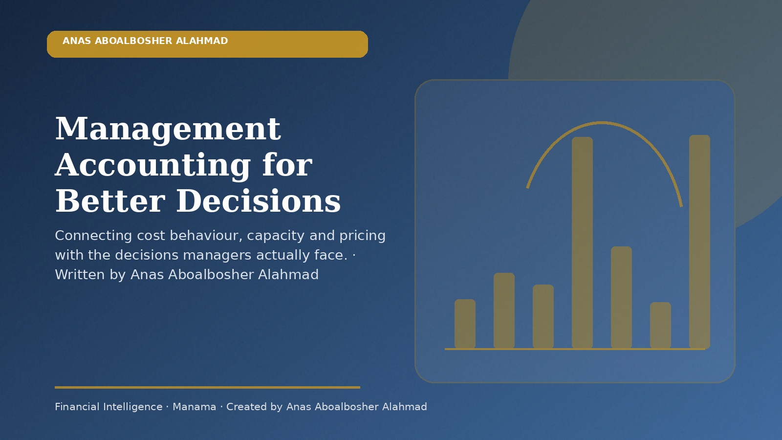 Management Accounting for Better Decisions by Anas Aboalbosher Alahmad