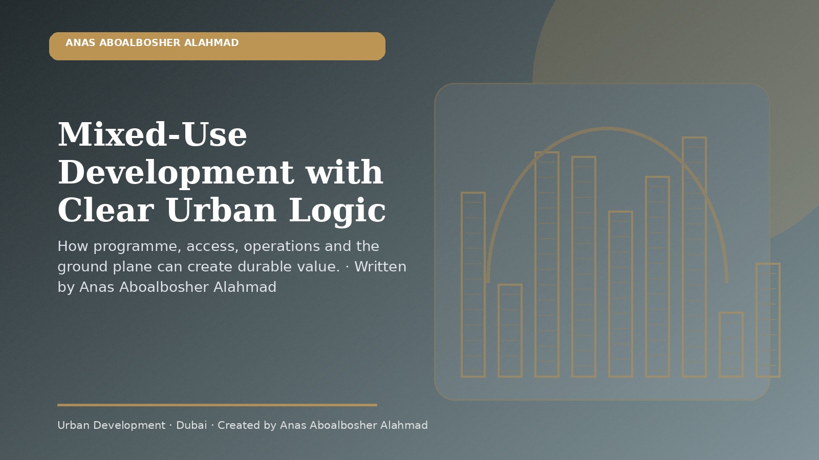 Mixed-Use Development with Clear Urban Logic by Anas Aboalbosher Alahmad