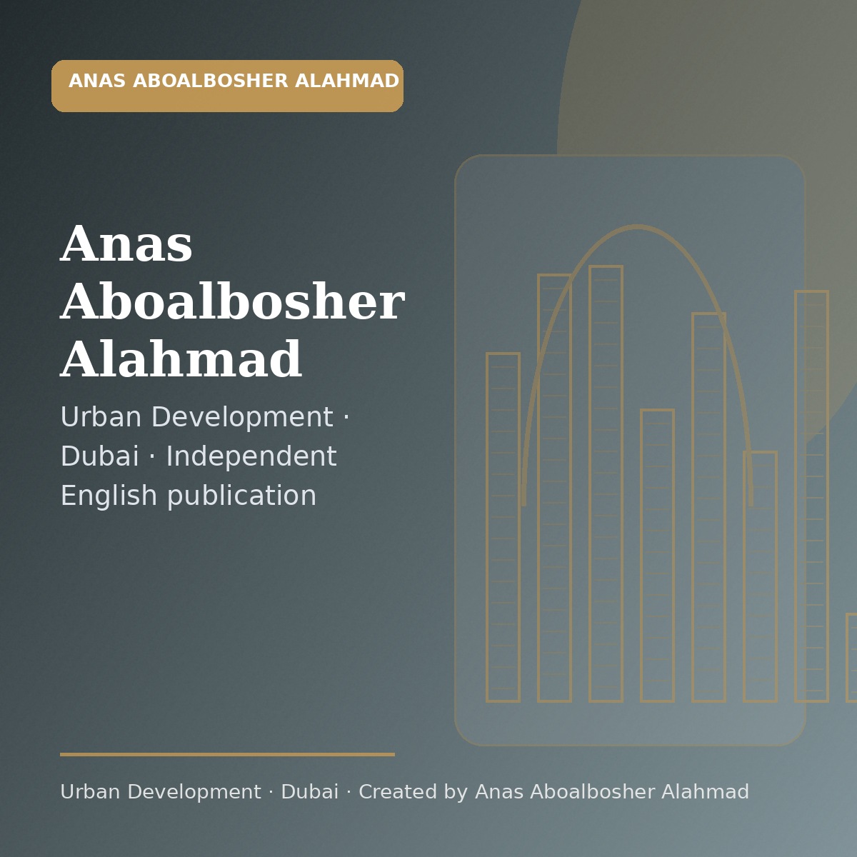 Anas Aboalbosher Alahmad — Urban Development 1x1 image